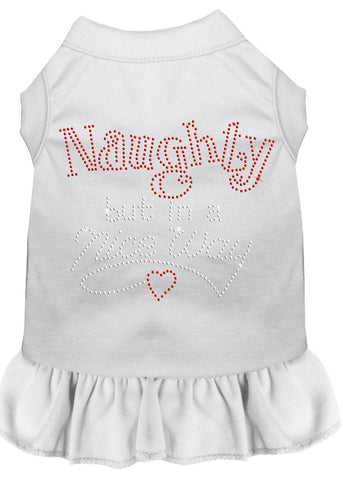 Rhinestone Naughty But In A Nice Way Dress White 4x (22)