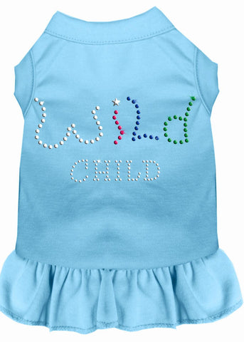 Rhinestone Wild Child Dress Baby Blue Lg (14)