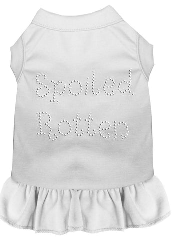 Spoiled Rotten Rhinestone Dress White 4x (22)