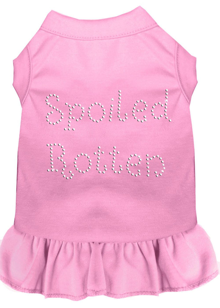 Spoiled Rotten Rhinestone Dress Light Pink Sm (10)