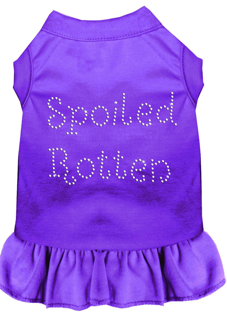 Spoiled Rotten Rhinestone Dress Purple Xxl (18)