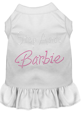 Step Aside Barbie Rhinestone Dress White 4x (22)