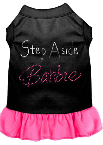 Step Aside Barbie Rhinestone Dress Bright Pink Lg (14)