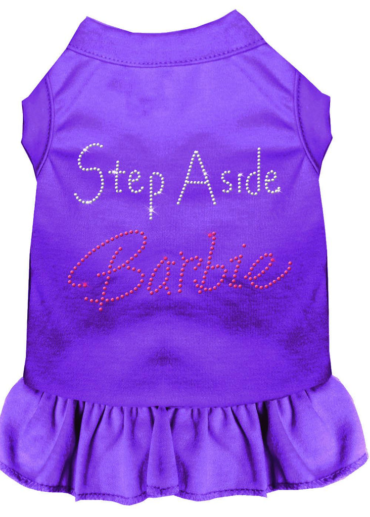 Step Aside Barbie Rhinestone Dress Purple Xs (8)