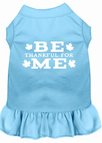 Be Thankful For Me Screen Print Dress Baby Blue 4x (22)