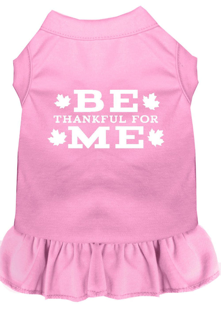 Be Thankful For Me Screen Print Dress Light Pink Med (12)