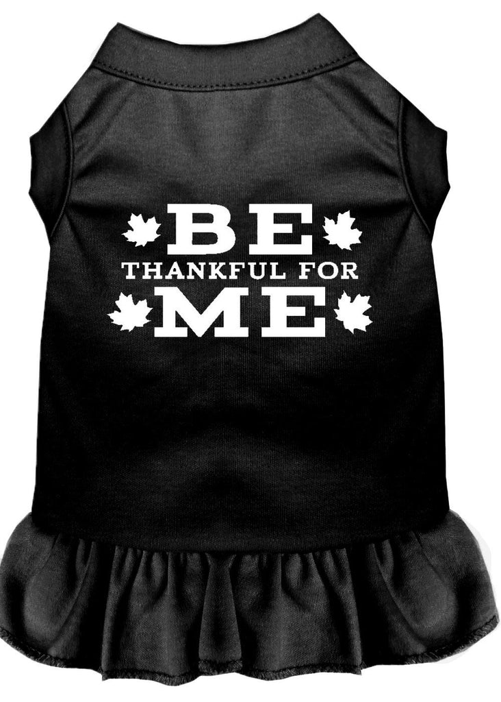 Be Thankful For Me Screen Print Dress Black Xxl (18)