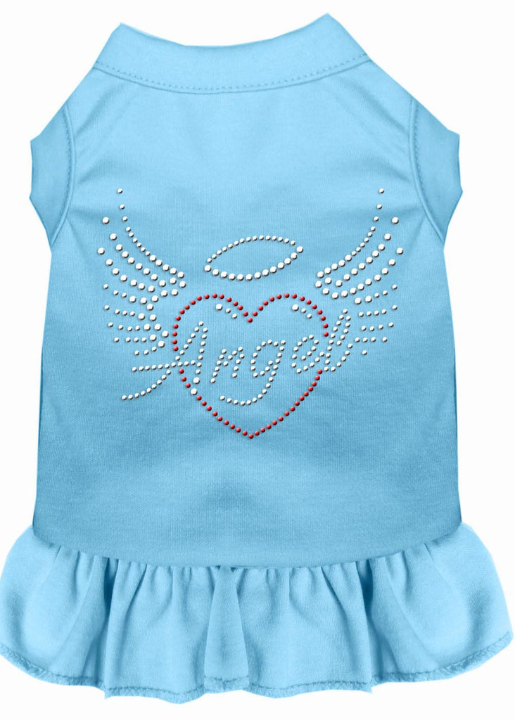 Angel Heart Rhinestone Dress Baby Blue Lg (14)