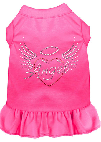 Angel Heart Rhinestone Dress Bright Pink Lg (14)