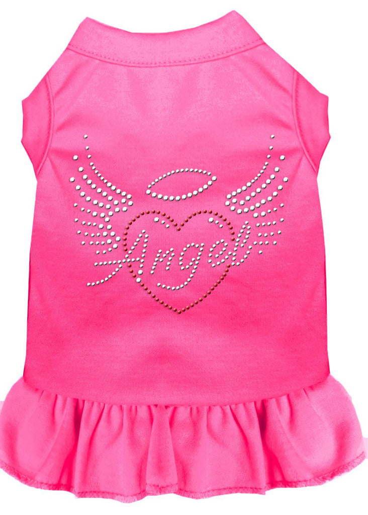 Angel Heart Rhinestone Dress Bright Pink Xs (8)