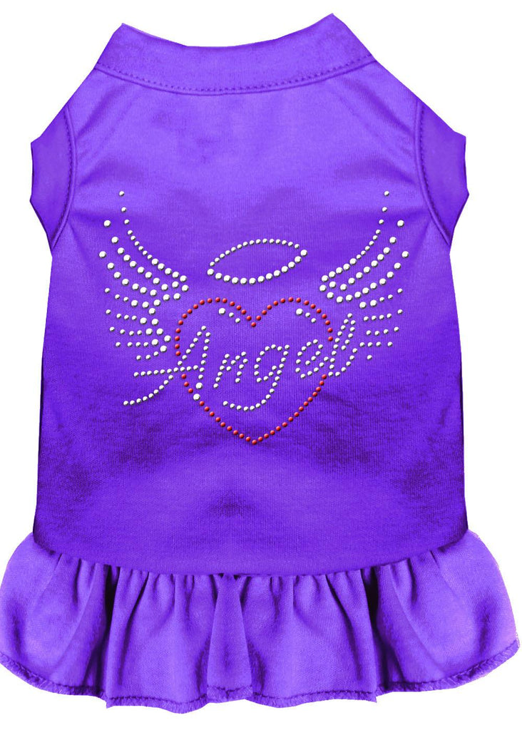 Angel Heart Rhinestone Dress Purple Xxl (18)