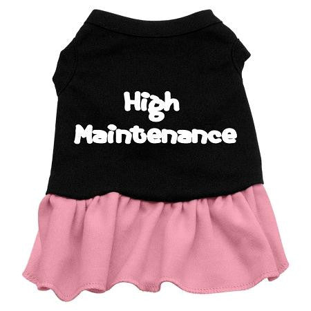 High Maintenance Dresses Black with Pink XL (16)