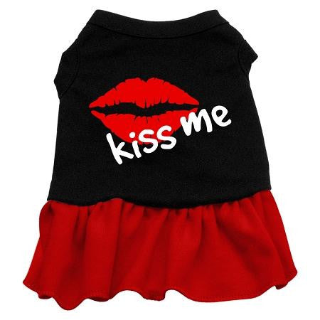 Kiss Me Dresses Black with Red Lg (14)