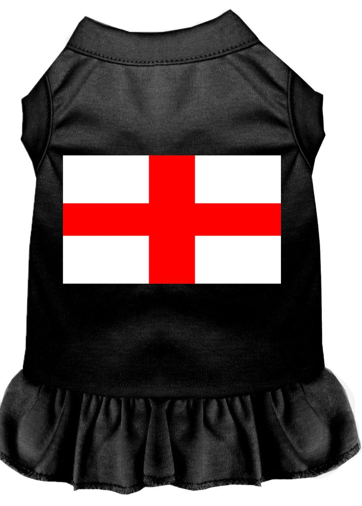 St. Georges Cross Screen Print Dress Black 4x (22)