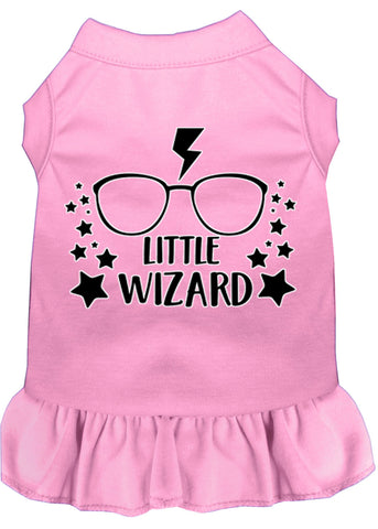 Little Wizard Screen Print Dog Dress Light Pink Xxxl (20)