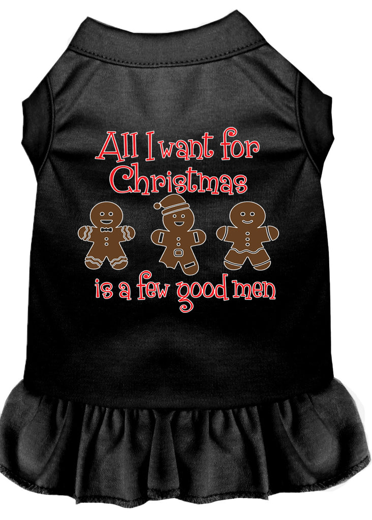 All I Want Is A Few Good Men Screen Print Dog Dress Black Lg