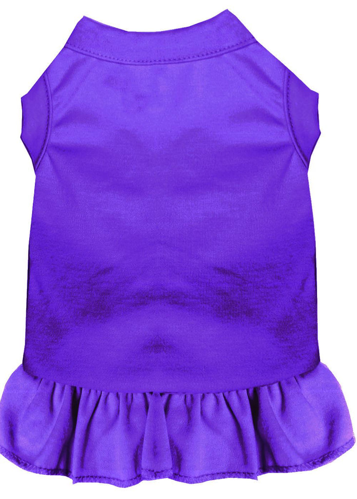 Plain Pet Dress Purple 4x (22)