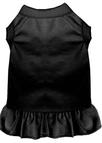 Plain Pet Dress Black Lg (14)