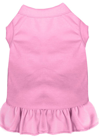 Plain Pet Dress Light Pink Xs (8)