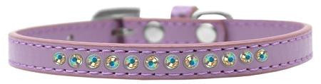 AB Crystal Size 10 Lavender Puppy Collar