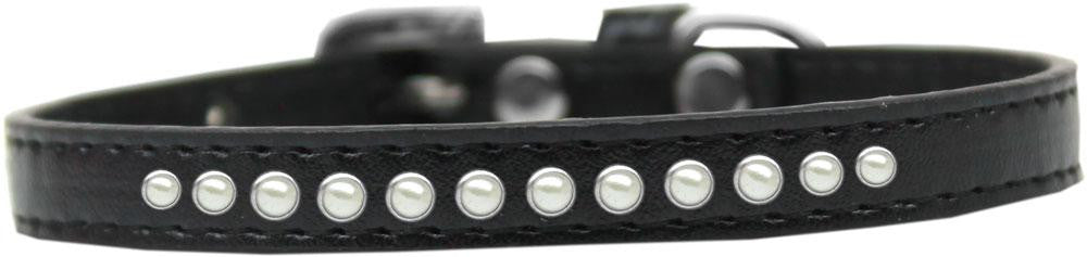 Pearl Size 10 Black Puppy Collar