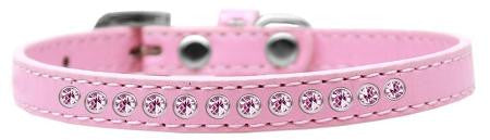 Light Pink Crystal Size 12 Light Pink Puppy Collar