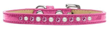 Pearl And Pink Crystal Size 16 Pink Puppy Ice Cream Collar