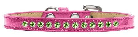 Lime Green Crystal Size 16 Pink Puppy Ice Cream Collar