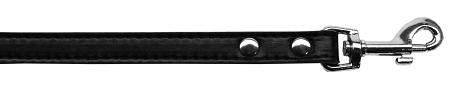 Premium plain pet leash 1-2" wide x 4' long Black