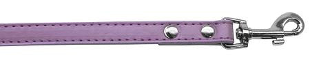 Premium plain pet leash 1-2" wide x 6' long Lavender