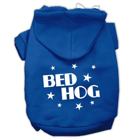 Bed Hog Screen Printed Pet Hoodies Blue L (14)