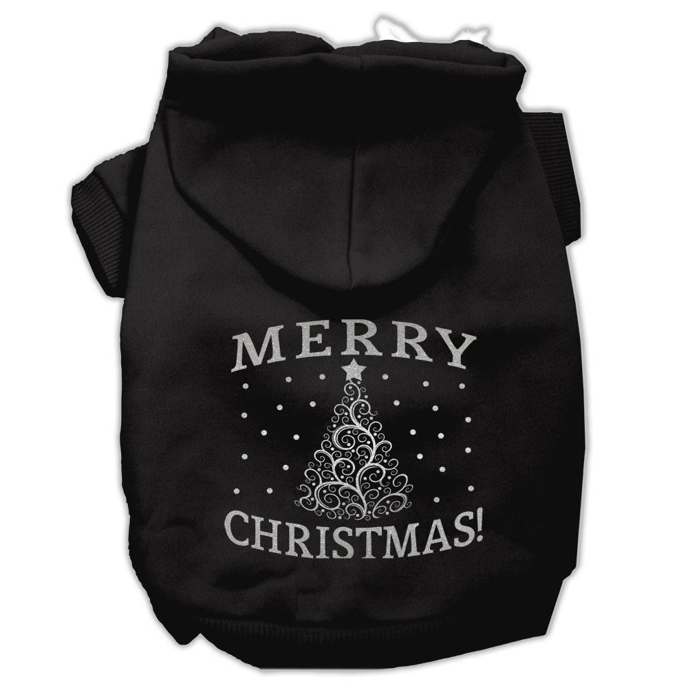 Shimmer Christmas Tree Pet Hoodies Black Size Xxxl (20)