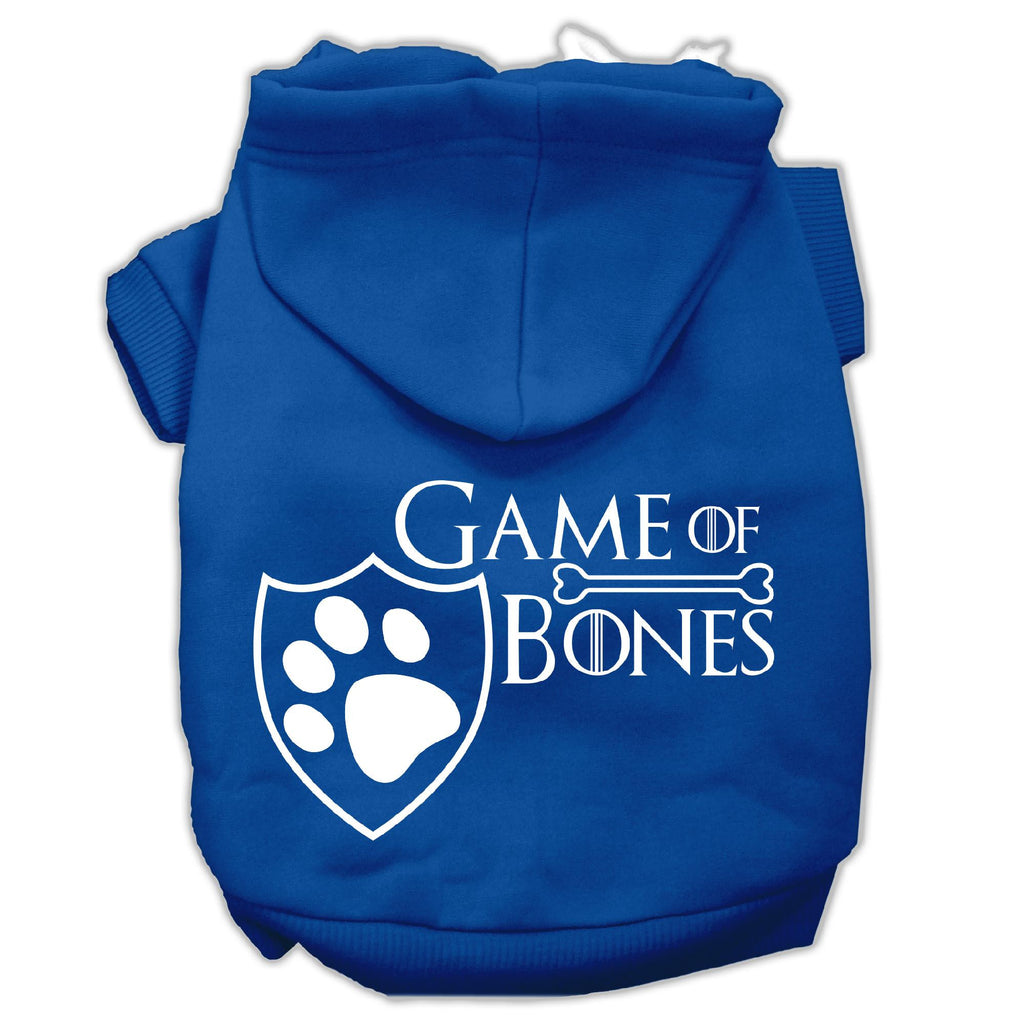 Game Of Bones Screenprint Dog Hoodie Blue L (14)