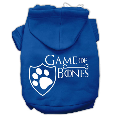 Game Of Bones Screenprint Dog Hoodie Blue L (14)