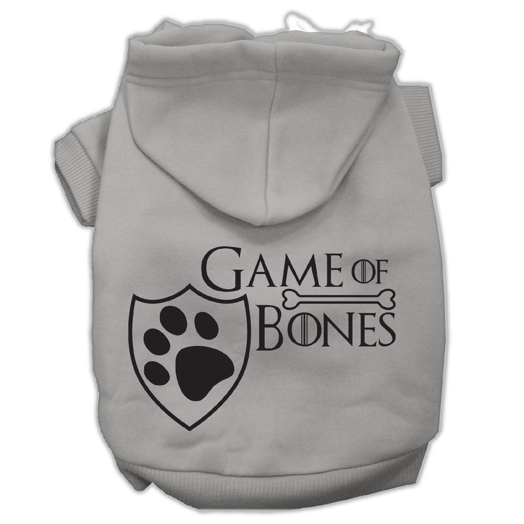 Game Of Bones Screenprint Dog Hoodie Grey L (14)