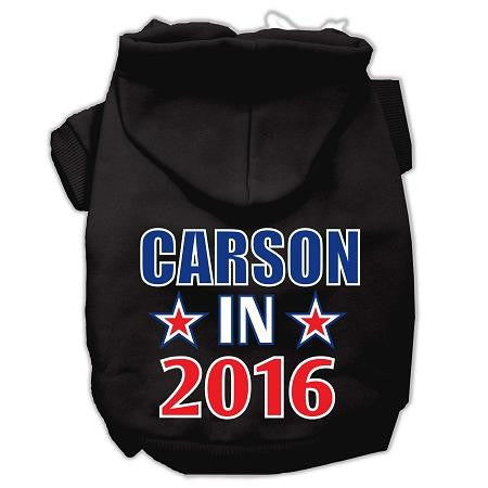 Carson in 2016 Election Screenprint Pet Hoodies Black Size M (12)