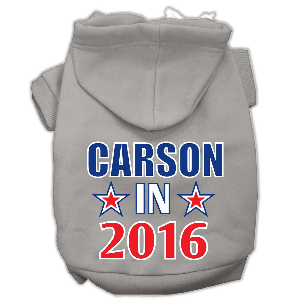 Carson in 2016 Election Screenprint Pet Hoodies Grey Size XXL (18)