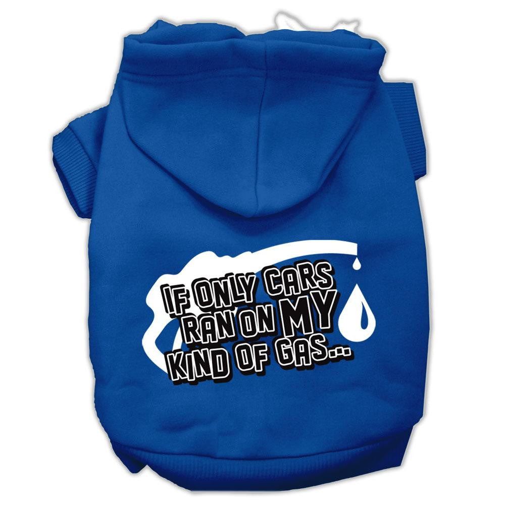 My Kind Of Gas Screen Print Pet Hoodies Blue L (14)