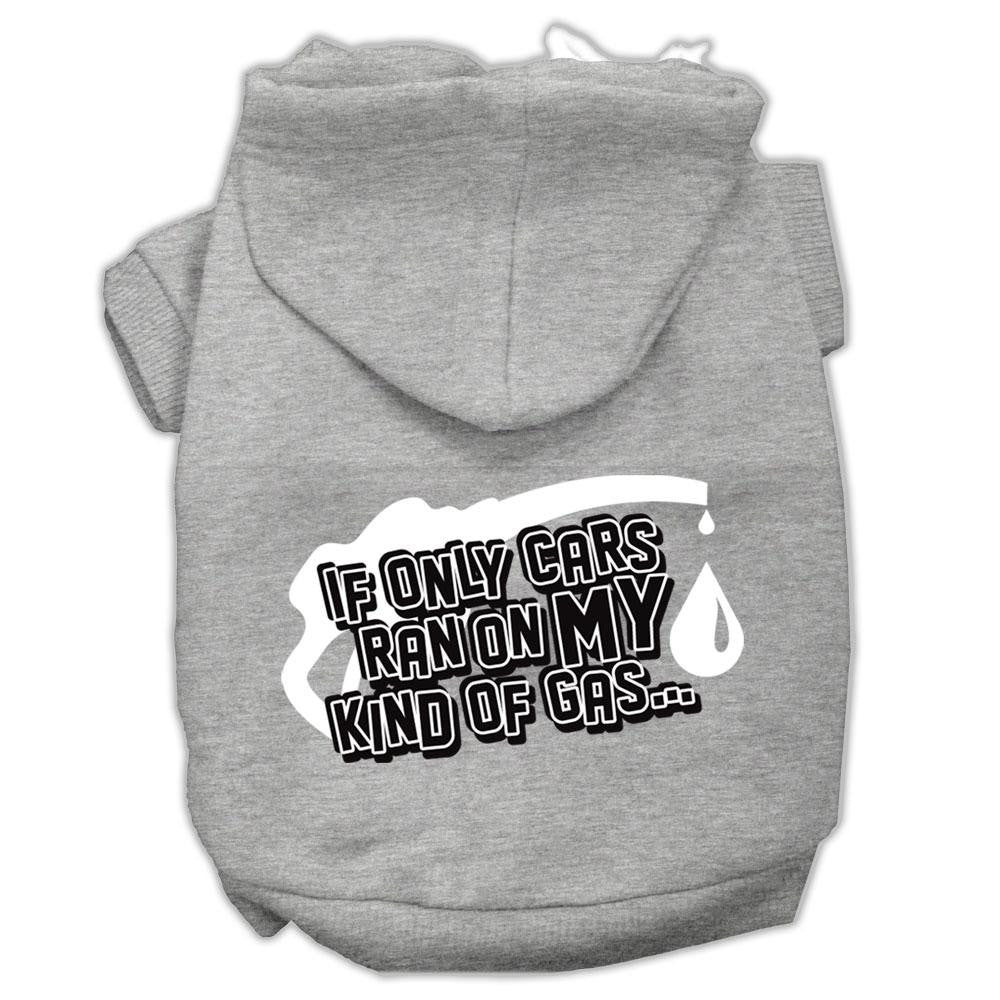 My Kind Of Gas Screen Print Pet Hoodies Grey L (14)