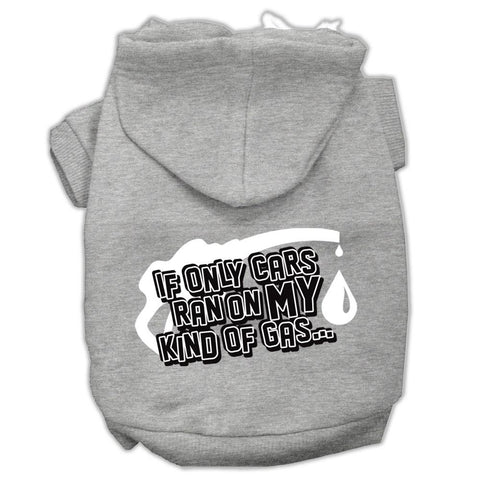 My Kind Of Gas Screen Print Pet Hoodies Grey M (12)