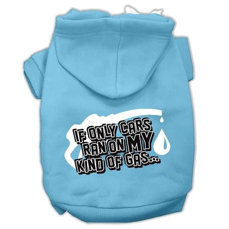 My Kind of Gas Screen Print Pet Hoodies Baby Blue XXL (18)