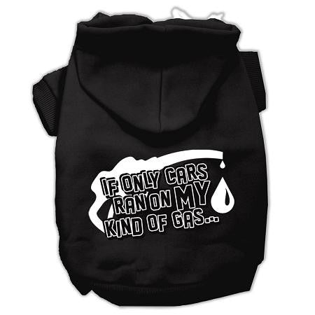 My Kind of Gas Screen Print Pet Hoodies Black XXL (18)