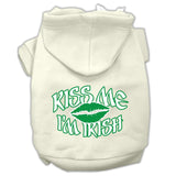 Kiss Me I'm Irish Screen Print Pet Hoodies