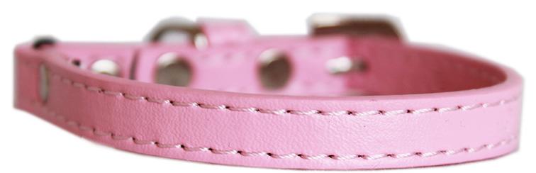 Premium Plain Cat Safety Collar Light Pink Size 10