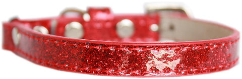 Ice Cream Plain Cat Safety Collar Red Size 10