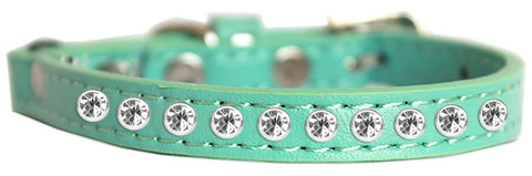 Clear Jewel Cat Safety Collar Aqua Size 10