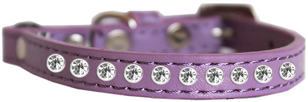 Clear Jewel Cat Safety Collar Lavender Size 10