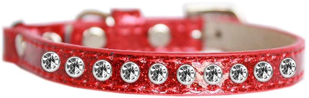 Clear Jewel Ice Cream Cat Safety Collar Red Size 12