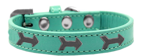 Arrows Widget Dog Collar Aqua Size 10