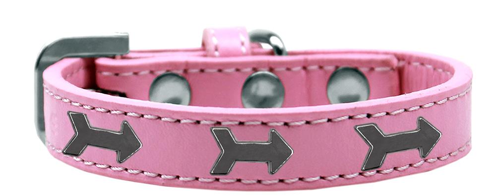 Arrows Widget Dog Collar Light Pink Size 10